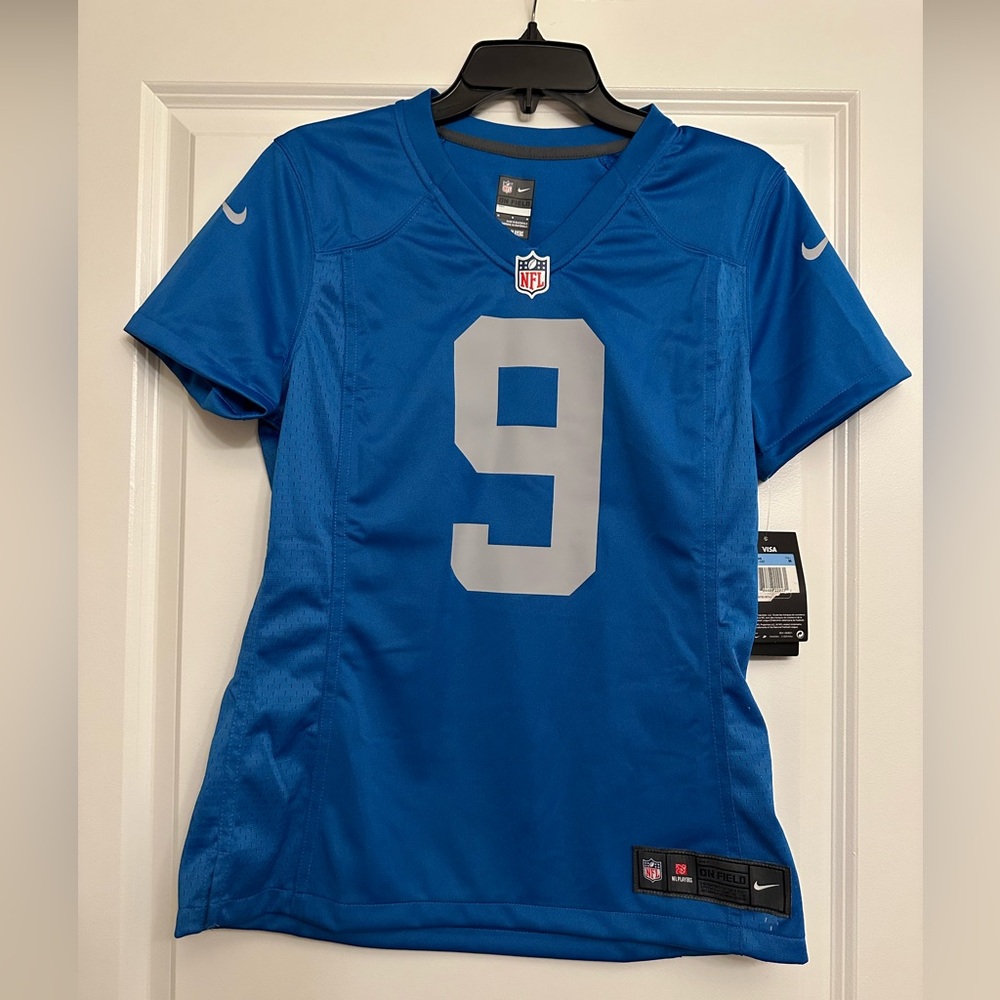 Detroit Lions Nike Alternate Game Jersey Throwback - Blue Stafford